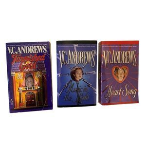 Lot Of 3 VC Andrews Heart Song Tarnished Gold Paperback Book Set Fiction Novel